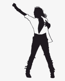 Michael Jackson S Moonwalker Bad Silhouette Art Wall - Dancing Michael Jackson Silhouette Png, Transparent Png, Transparent PNG
