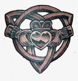 Los Anillos De Claddagh Son Un Símbolo Tradicional - Claddagh Ring Celtic Knot Tattoo, HD Png Download, Transparent PNG