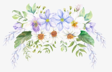 Elegante Y Elegante Adorno De Flores Y Hierba Png - Passion Flower, Transparent Png, Transparent PNG