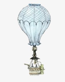 Victorian Lady Hot Air Balloon - Afrikaanse Kort Bybel Verse, HD Png Download, Transparent PNG