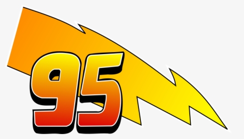 Transparent Lightning Vector Png - Lightning Mcqueen 95 Logo, Png Download, Transparent PNG