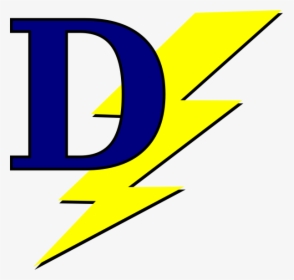 Lightning Bolt With D Logo - Lightning Bolt D Logo, HD Png Download, Transparent PNG