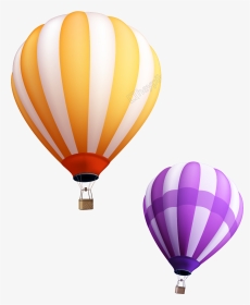 Clip Art Stock Hot Air Balloon Material Transprent - Transparent Hot Air Balloon Clipart, HD Png Download, Transparent PNG