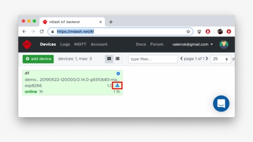 Mdash Firmware Update Icon - Built Mqtt With Mdash, HD Png Download, Transparent PNG