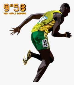 Usain Bolt Photo - Usain Bolt Vector Art, HD Png Download, Transparent PNG