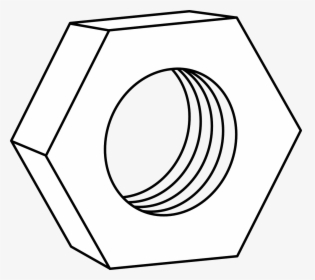 Hex Nut For Bolts Png Images - Icono Tuerca Blanco En Png, Transparent Png, Transparent PNG
