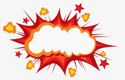 Box The Explosion Mushroom Comics Avoid Explode Clipart - Comic Book Explosion, HD Png Download, Transparent PNG