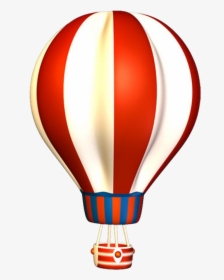 Hot Air Balloon Clipart Public Transport - Globos Aerostaticos Animados Png, Transparent Png, Transparent PNG