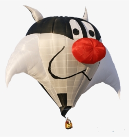 Cat Hot Air Balloon - Puddy Cat Hot Air Balloon, HD Png Download, Transparent PNG