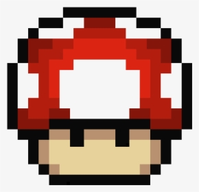 Clip Art Mushroom Pixel - Pixel Art Mario Mushroom, HD Png Download, Transparent PNG