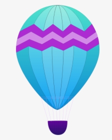 Hot Air Balloons - Purple Hot Balloon Cartoon, HD Png Download, Transparent PNG