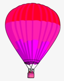 Vector Clip Art - Hot Air Balloon Clip Art Purple, HD Png Download, Transparent PNG