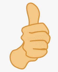 Thums Up Hand Arm Vector Clip Art - Thumbs Up Clipart, HD Png Download, Transparent PNG