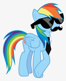 Mustache Clipart Rainbow - Mlp Base Swag, HD Png Download, Transparent PNG