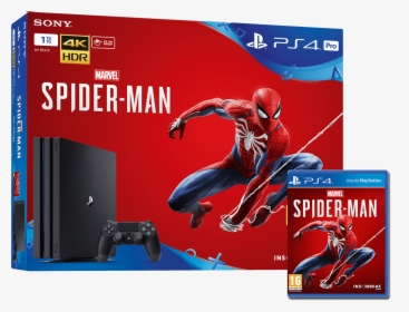Playstation 4 1tb Spider Man, HD Png Download, Transparent PNG