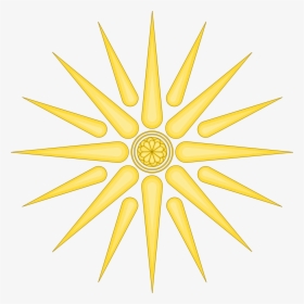 Lights Clipart Sun Rays - Vergina Sun Png, Transparent Png, Transparent PNG