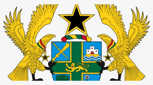 Ghana Clipart Arms - Ghana Coat Of Arms Logo, HD Png Download, Transparent PNG
