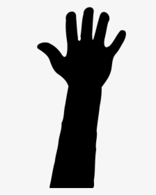 Silhouette Clip Art - Hand Reaching Silhouette Png, Transparent Png, Transparent PNG