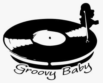 Groovy Baby Vinyl Turntable T-shirts Available @ Phoxy, HD Png Download, Transparent PNG
