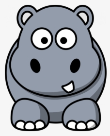 Transparent Baby Hippo Png - Clipart Hippo, Png Download, Transparent PNG