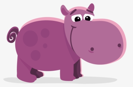 Hippo Clipart Purple - Hippo Clipart Png, Transparent Png, Transparent PNG