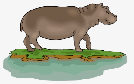 Cartoon Hippo Clipart Clipartme - Hippo Eating Clipart, HD Png Download, Transparent PNG