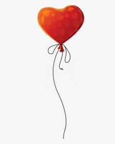 Single Balloon Png - Heart Balloon Png, Transparent Png, Transparent PNG