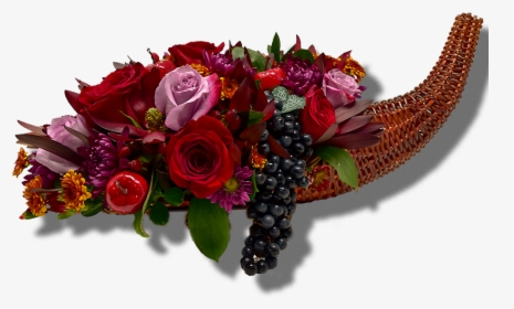Jewel Tones Floral Cornucopia - Bouquet, HD Png Download, Transparent PNG