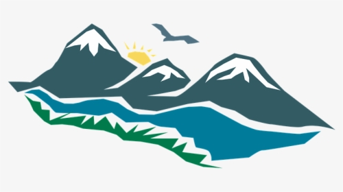 Logotipo, Montaña, Sunrise, Ave, Por La Mañana, Diseño - Mountain Sunrise Svg, HD Png Download, Transparent PNG