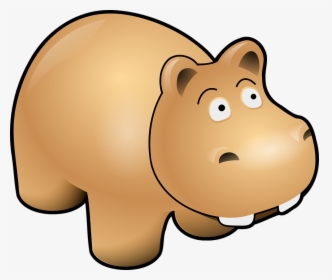 Free To Use Public Domain Hippopotamus Clip Art - Hippo With A Hat, HD Png Download, Transparent PNG