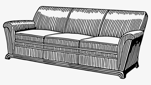 Couch, Davenport, Furniture, Futon, Sofa - Couch And Chairs Clipart Png, Transparent Png, Transparent PNG