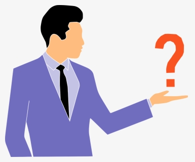 Questions, Quiz, Man, Business, Answer, Thinking, Suits - Identification Round In Quiz, HD Png Download, Transparent PNG