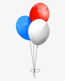 Red White And Blue Balloons Clip Art, HD Png Download, Transparent PNG