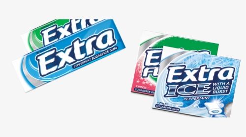 Extra Gum Logo - Gum With Transparent Background, HD Png Download, Transparent PNG