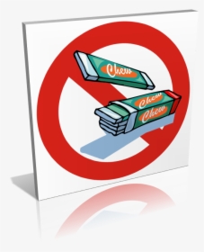 Panneau Chewing-gum Interdit - Interdiction De Macher Du Chewing Gum, HD Png Download, Transparent PNG