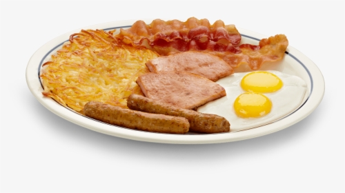 Eggs Bacon Ham And Sausage, HD Png Download, Transparent PNG
