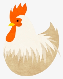 Transparent Hen With Eggs Clipart - Rooster, HD Png Download, Transparent PNG