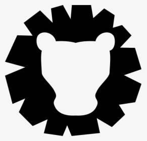 Leo Head Front Symbol Of Zodiac Sign - Leo, HD Png Download, Transparent PNG