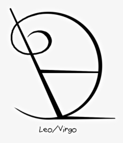 “leo/virgo” Zodiac Sigil - Leo Virgo Cusp Symbol, HD Png Download, Transparent PNG