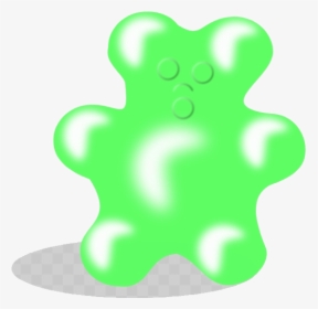 Gummy Bear Gummi Candy Chewing Gum Shark Clipart Transparent - Teddy Bear, HD Png Download, Transparent PNG