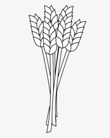 Animated Picture Of Wheat , Transparent Cartoons - Grains Clipart Black And White, HD Png Download, Transparent PNG