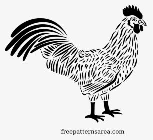 Chicken Clipart Black & White Hd, HD Png Download, Transparent PNG