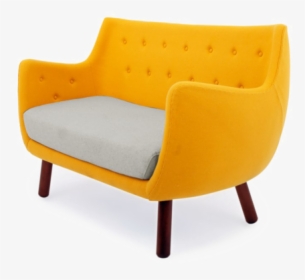 Yellow Sofa Png, Transparent Png, Transparent PNG