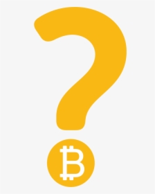 Btc Question Mark - Bitcoin With A Question Mark, HD Png Download, Transparent PNG