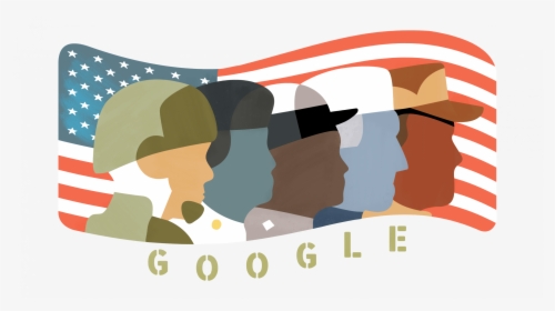 Veterans Day Doodle - Veterans Day 2018 Google Doodle, HD Png Download, Transparent PNG