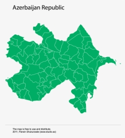Azerbaijan Vector Map, HD Png Download, Transparent PNG