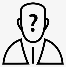 Question Mark Avatar Person Banking Online Comments - Person With Question Mark Png, Transparent Png, Transparent PNG