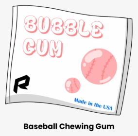 Baseball Chewing Gum - Poster, HD Png Download, Transparent PNG