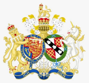 Combined Coat Of Arms Of Charles And Diana, The Prince - Diana Princess Of Wales Coat Of Arms, HD Png Download, Transparent PNG