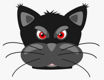 Cute Cartoon Cat Face, HD Png Download, Transparent PNG
